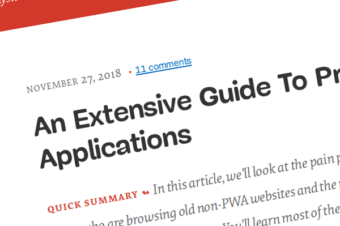 Una guía extensa para aplicaciones web progresivas