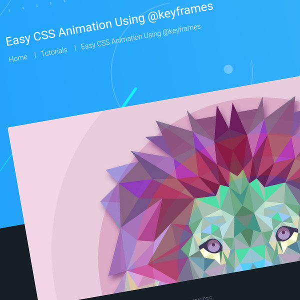 Animación CSS fácil usando @keyframes