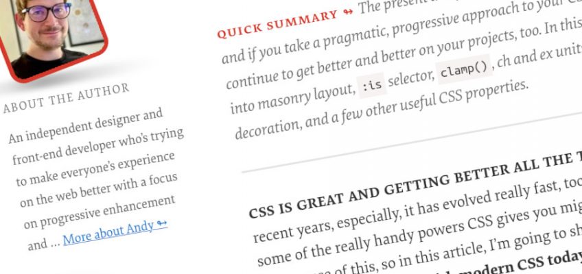 Cosas que puede hacer con CSS hoy