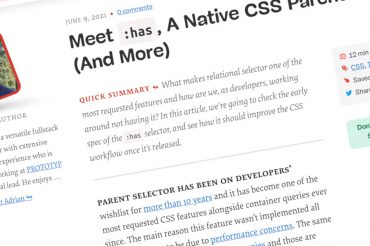 Conocemos a: has, un selector principal de CSS nativo (y más)