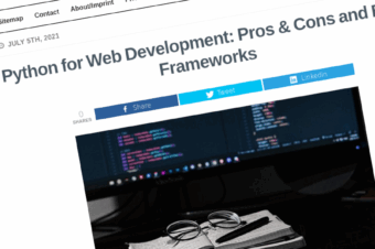 Python para desarrollo web: pros, contras y mejores frameworks