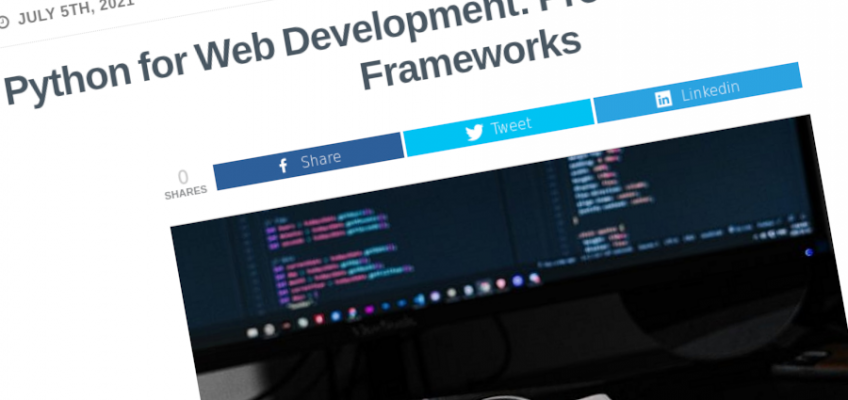 Python para desarrollo web: pros, contras y mejores frameworks