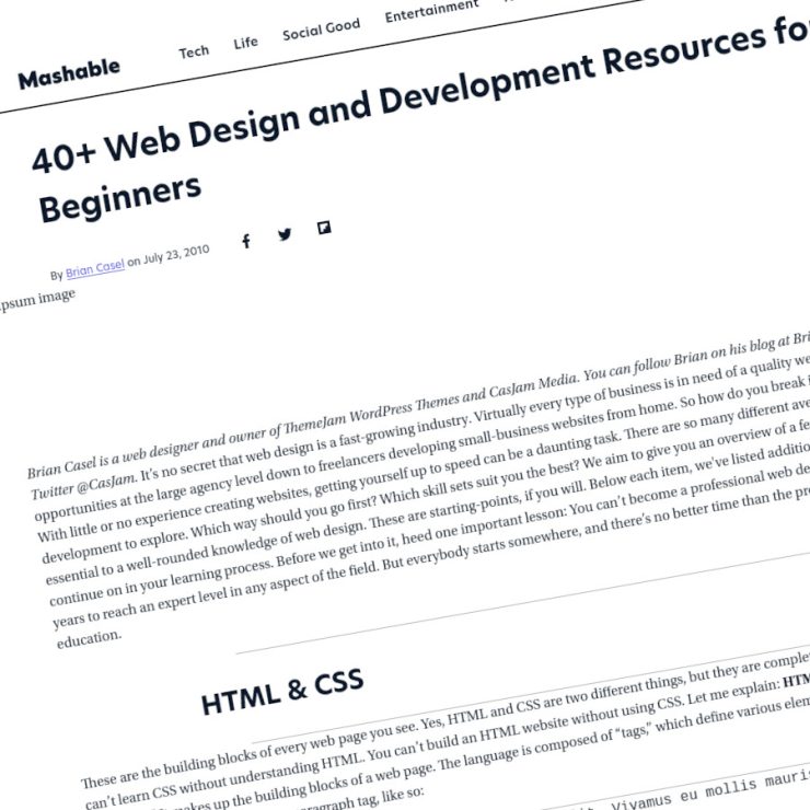 Más de 40 recursos de diseño y desarrollo web para principiantes - WD5 ...