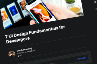 7 conceptos básicos del diseño UI para desarrolladores