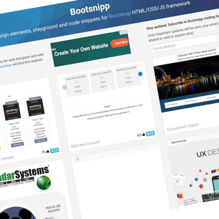 Bootsnipp WD5  Design