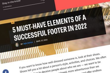 5 elementos imprescindibles de un pie de página exitoso en 2022
