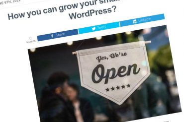 ¿Cómo puedes hacer crecer tu pequeña empresa con WordPress?