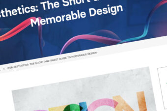 Web Aesthetics: la breve y dulce guía para un diseño memorable