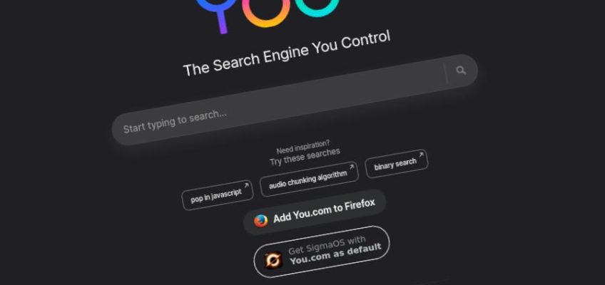 you.com/code El motor de búsqueda que controlas