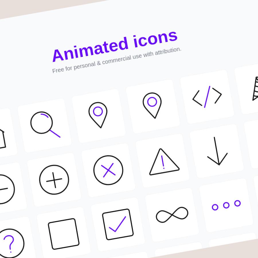 Animated Icons WD5 Web Design