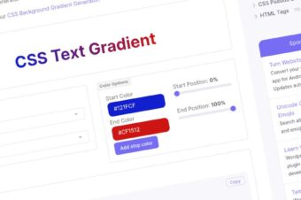 CSS Gradiente de Color en Textos