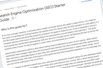 Guía de inicio de optimización de motores de búsqueda (SEO)