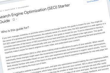 Guía de inicio de optimización de motores de búsqueda (SEO)