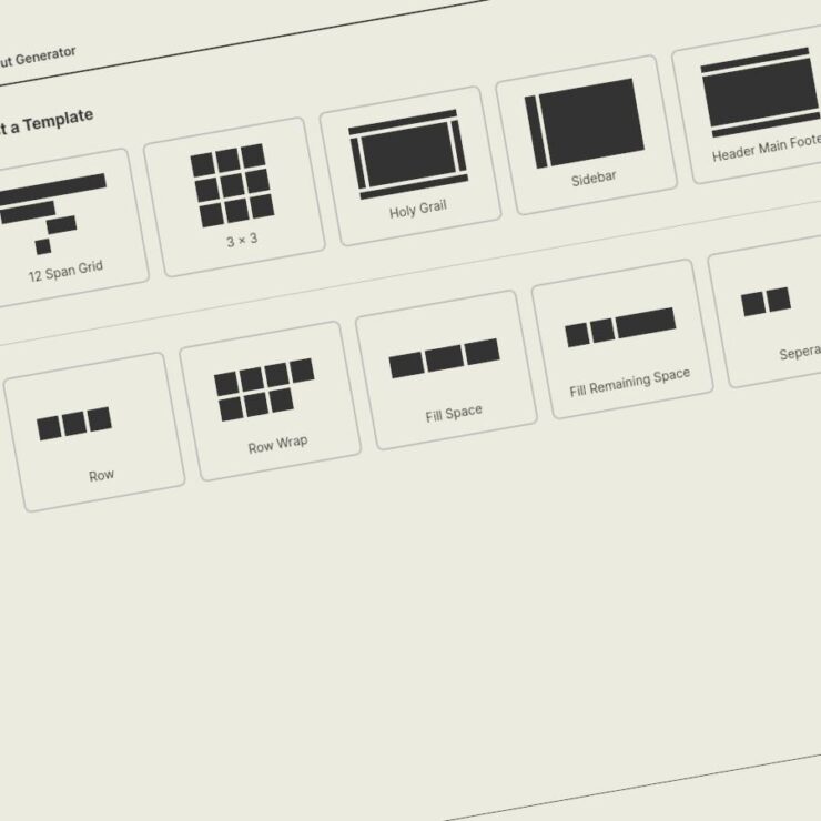 CSS Layout Generator - WD5 Web Design