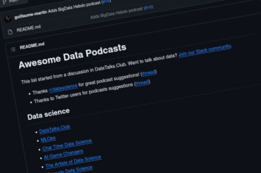 Awesome Data Podcasts