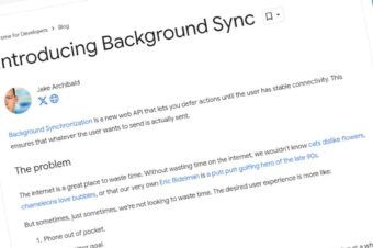 Background Sync – Formularios HTML sin conexión