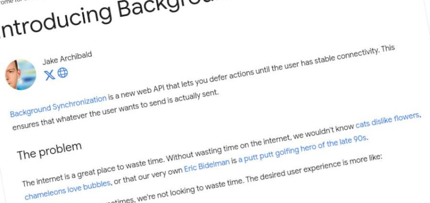 Background Sync – Formularios HTML sin conexión