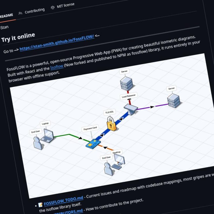FossFLOW - Herramienta de diagrama isométricos - WD5 Web Design