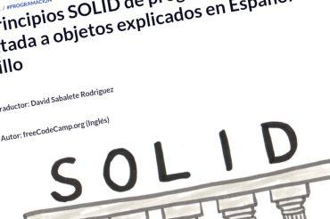 Los principios SOLID de programación orientada a objetos explicados en Español