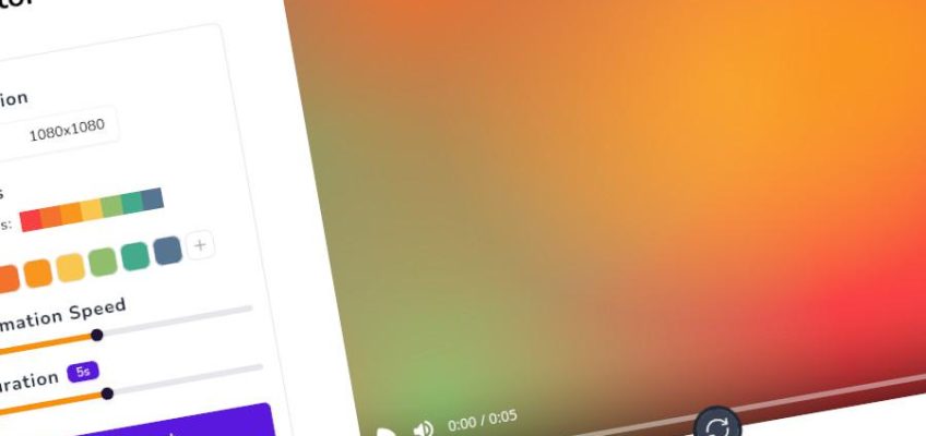 Generador de fondos animados gratuito