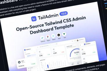 TailAdmin Next.js – Plantilla gratuita para el panel de administración de Next.js Tailwind