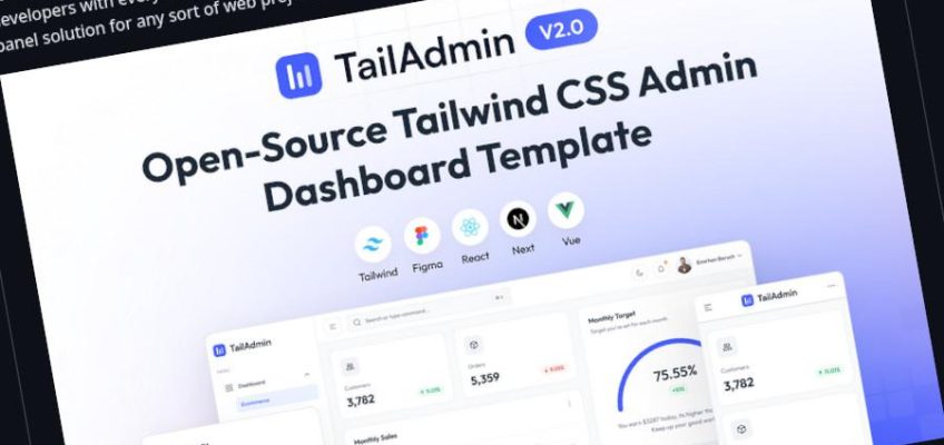TailAdmin Next.js – Plantilla gratuita para el panel de administración de Next.js Tailwind