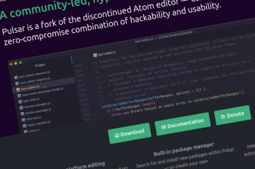 Pulsar editor de texto (ex Atom)