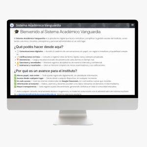 Sistema Académico Vanguardia